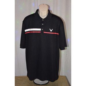 Callaway Men's Black Golf Polo Shirt size XL